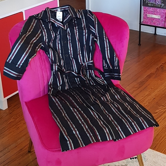 NWT Tristan Preppy Striped Dress - Picture 4 of 14